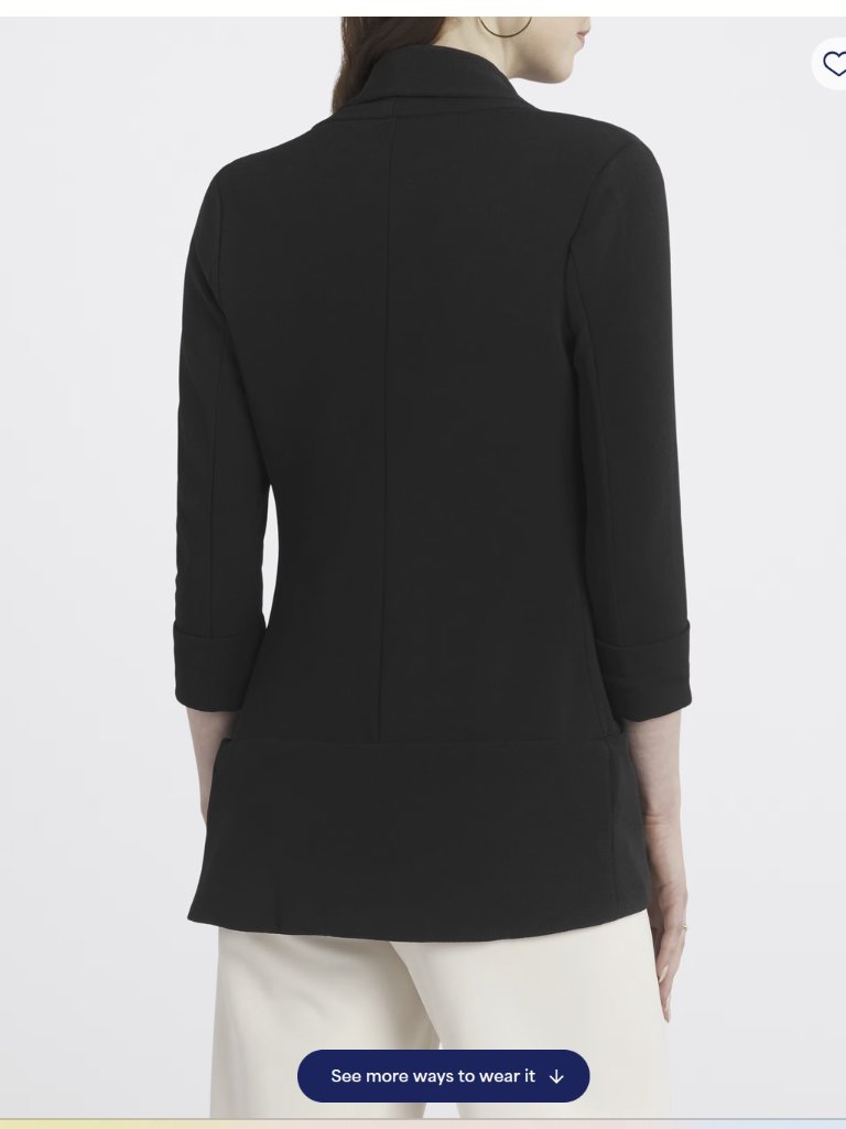Frenchmauve Melanie Knit Tunic Blazer — image 8 of 8